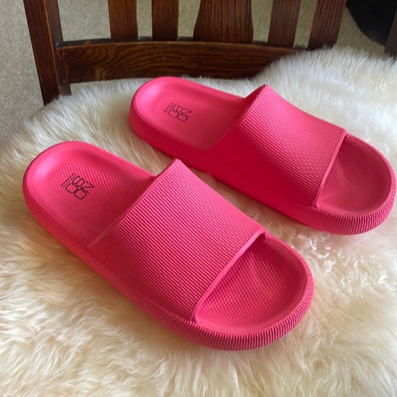 No Boundaries Shoes Womens No Boundaries Hot Pink Slides Poshmark